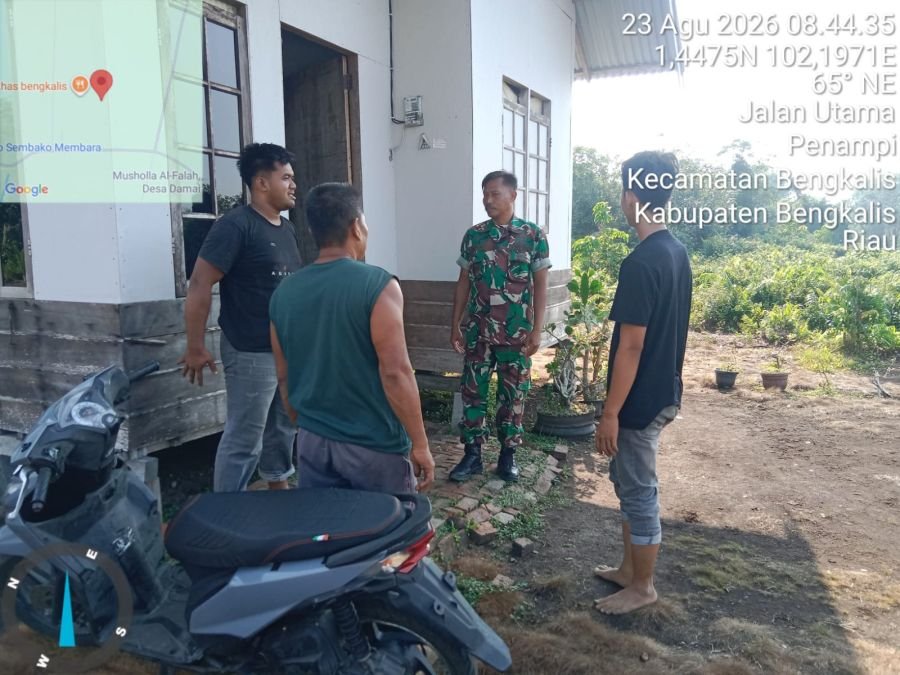 Laksanakan Komsos Bersama Masyarakat Binaan di Desa Kelebuk