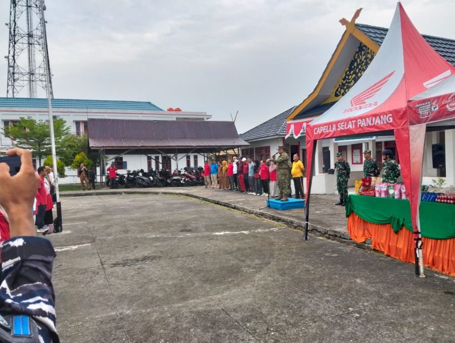 Laksma TNI dr. Imam Hidayat Pimpin Penyuluhan Karhutla di Kantor Camat Tebing Tinggi