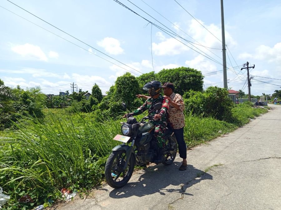 Langkah Kecil Cegah Bencana, Babinsa Tanjung Rhu Gencarkan Patroli Karhutla