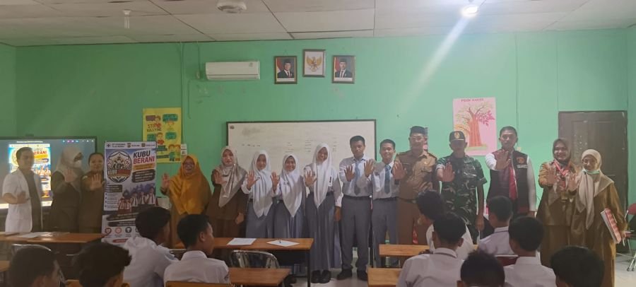 Langkah Tegas Danramil Kubu, Bentengi Pelajar dari Bahaya Narkoba