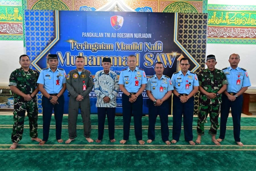 Lanud Roesmin Nurjadin Adakan Peringatan Maulid Nabi Muhammad SAW 1445 H/2023 M