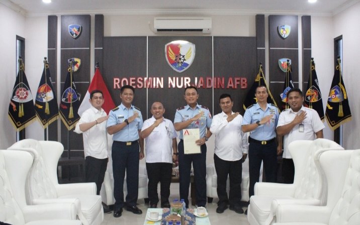 Lanud Roesmin Nurjadin Berhasil Sertifikatkan Aset Tanah TNI AU Seluas 13.489 M²