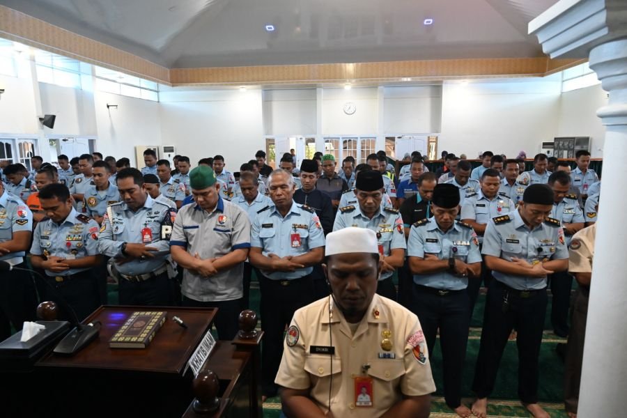 Lanud Roesmin Nurjadin Gelar Doa Bersama Awal Tahun 2024