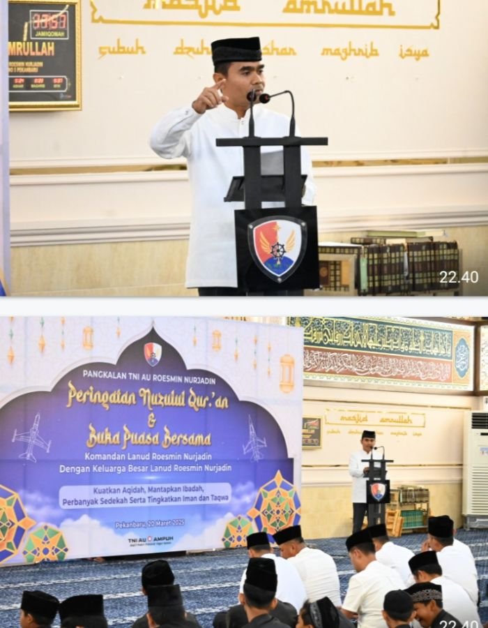 Lanud Roesmin Nurjadin Gelar Peringatan Nuzulul Qur’an