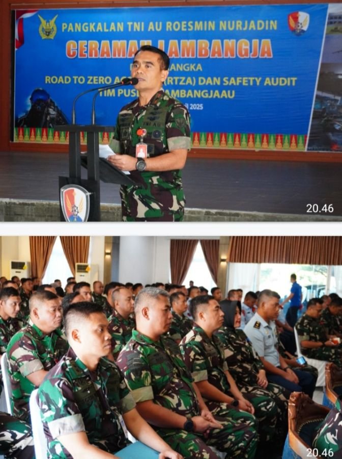 Lanud Roesmin Nurjadin Gelar Sosialisasi Lambangja dan Safety Audit