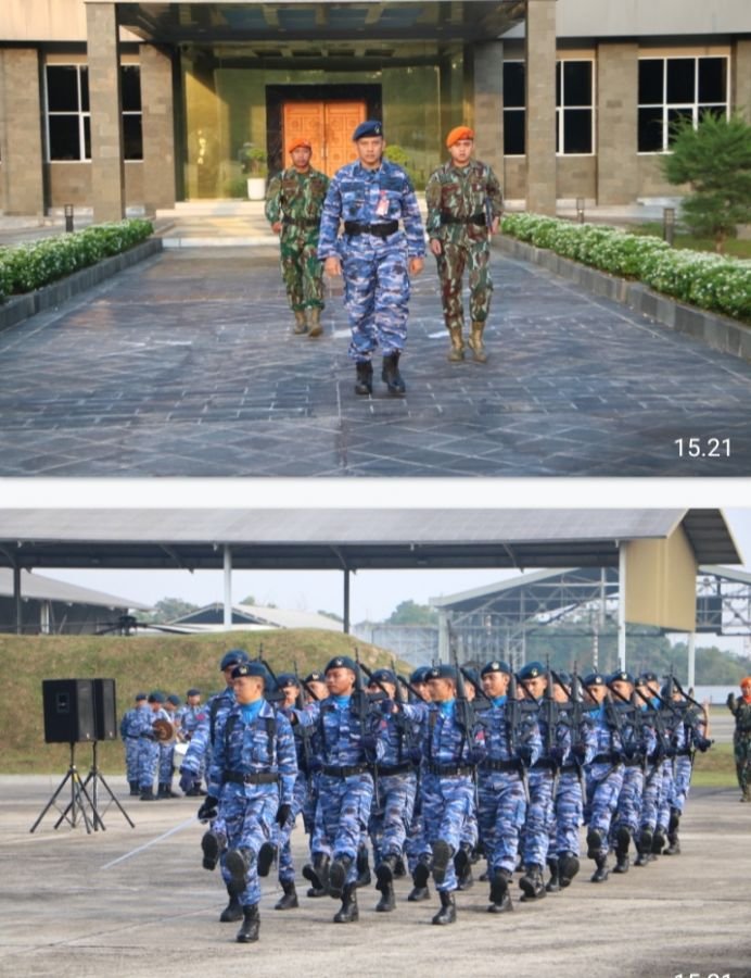 Lanud Roesmin Nurjadin Gelar Upacara 17-an: Perkokoh Dedikasi dan Profesionalisme