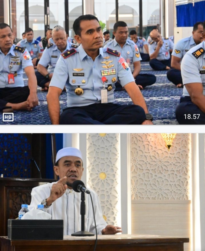 Lanud Roesmin Nurjadin Laksanakan Kajian Dhuha