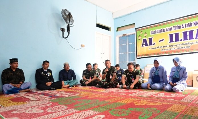 Lanud Roesmin Nurjadin Tebar Kepedulian, Kunjungi Panti Asuhan Al-Ilham di Momen HUT ke-80 TNI