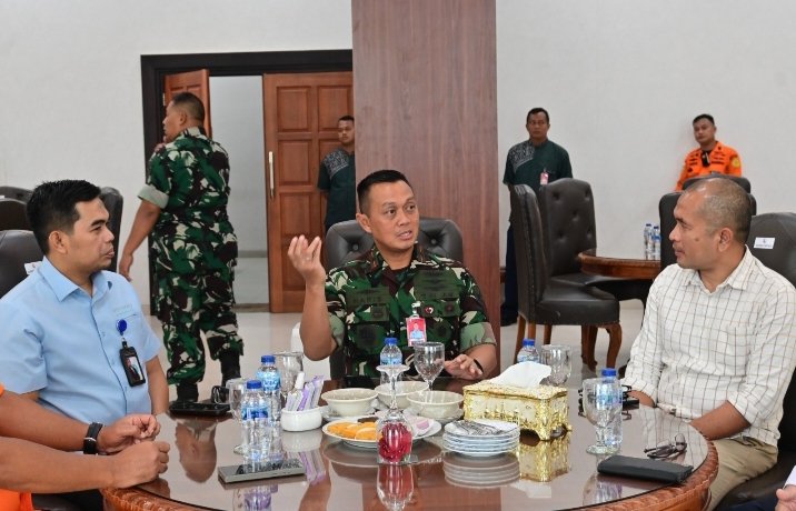 Lanud RSN Gelar Coffee Morning Bersama Stakeholder Bandara SSK II Pekanbaru