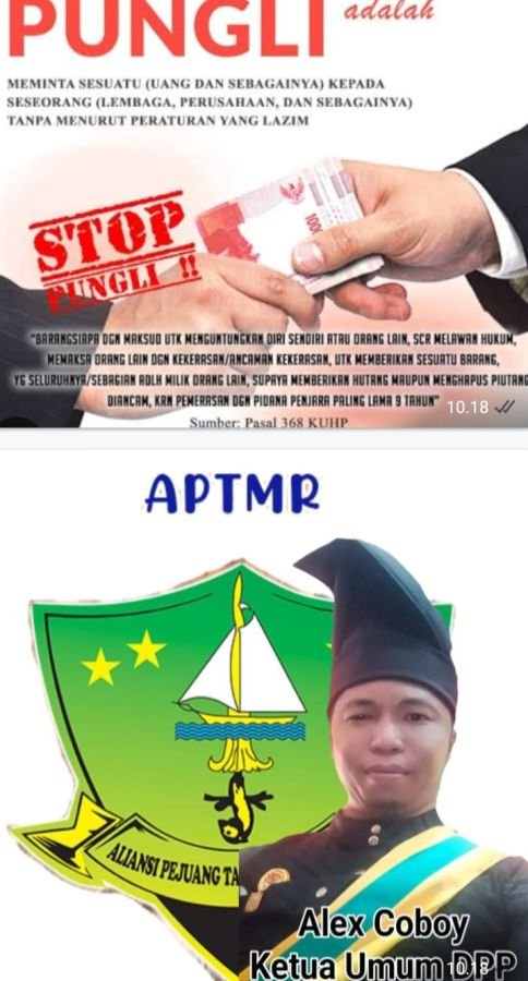 Lapor Pak Kajari, Diduga Kades Pauh dan Oknum Mbn, Portal Jalan dan lakukan Pungli ke Petani 