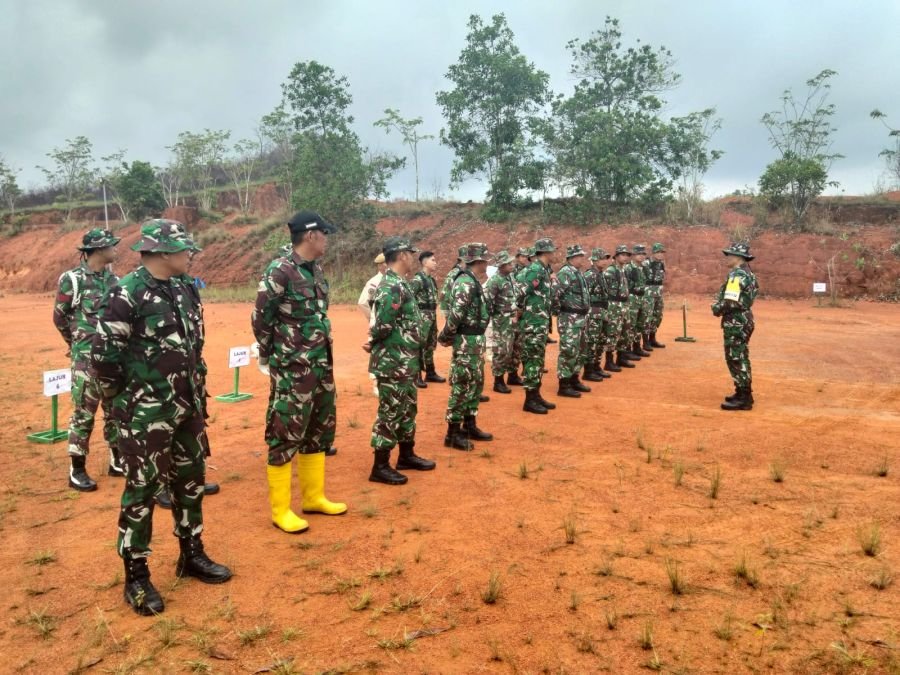 Latbakjatri Hari Ke-2 Kodim 0315/Tanjungpinang Tingkatkan Profesionalisme Prajurit di Lapangan Temba