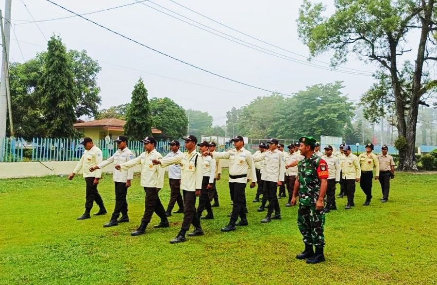 Latih PBB, Serka Dedy Junianto: Para Security Antusias dan Semangat Mengikuti Latihan Ini