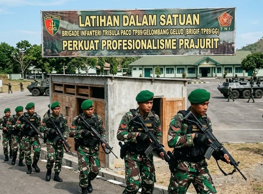 Latihan Dalam Satuan, Brigif TP89/GG Perkuat Profesionalisme Prajurit