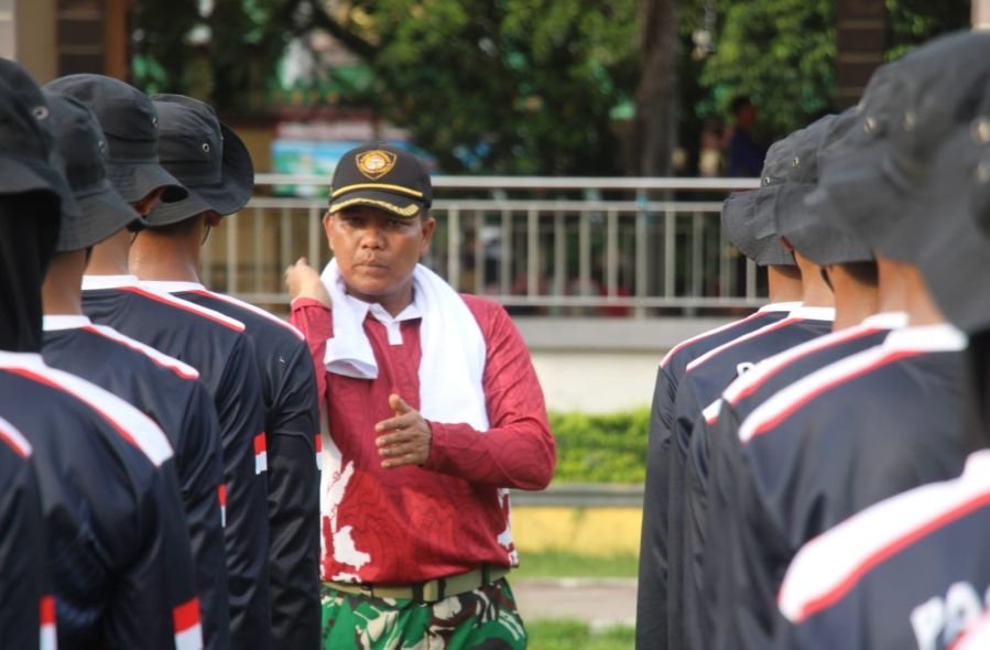 Latihan Paskibra Kabupaten Kuansing Diperkuat TNI-Polri Jelang 17 Agustus