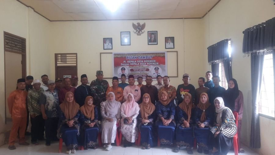 LEPAS SAMBUT KEPALA DESA BERINGIN, KOMITMEN KELANJUTAN PEMBANGUNAN DITEKANKAN