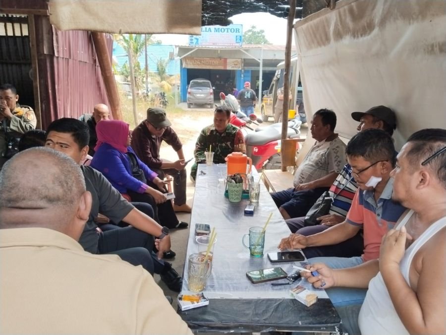 Lewat Komsos, Babinsa Koramil 06/Sukajadi Jalin Koordinasi dengan DLHK dan Pengurus LPS