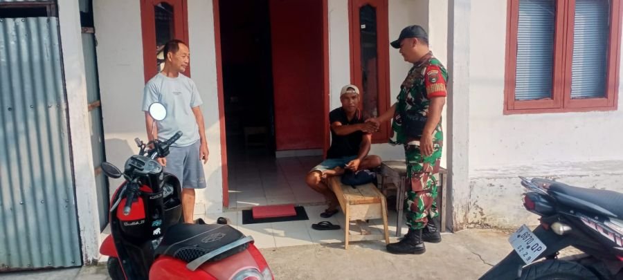 Lewat Silaturahmi, Babinsa Dekatkan Diri dengan Warga dan Peduli Generasi Muda