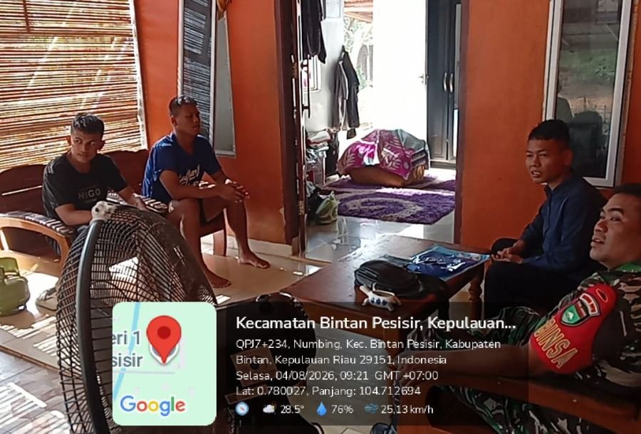Libatkan Generasi Muda, Babinsa Numbing Ajak Pemuda Aktif Sosialisasikan Bahaya Narkoba.