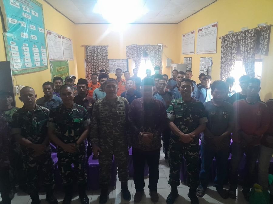 Mabes TNI Perkuat Edukasi Karhutla di Rupat, Warga Teluk Lecah dan Sri Tanjung Diajak Jaga Lingkunga