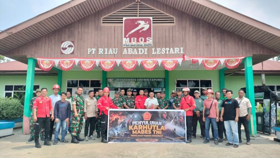 Mabes TNI Turun ke Minas, Kesiapan Hadapi Karhutla di Siak Diperiksa