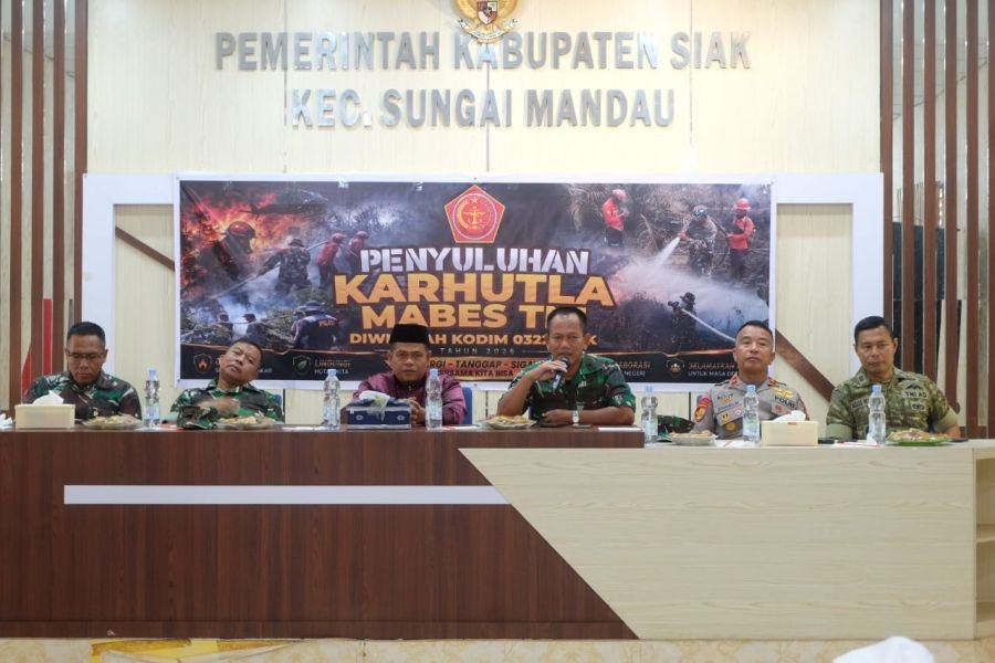 Mabes TNI Turun ke Sungai Mandau, Karhutla Jadi Fokus Pencegahan