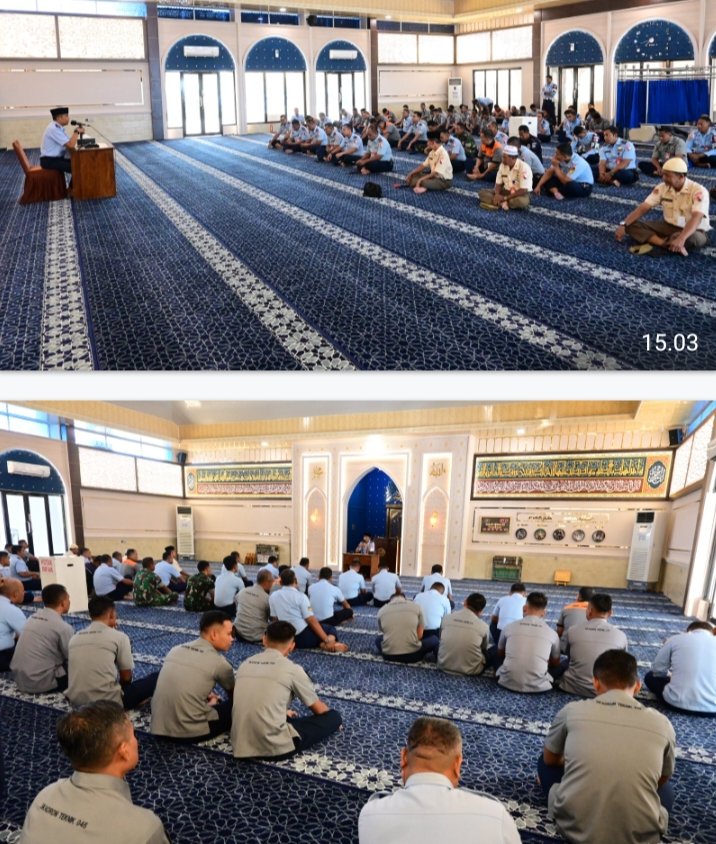 Masjid Tempat Pulang: Kabintalid Ajak Personel Lanud RSN Hidupkan Masjid dengan Hati