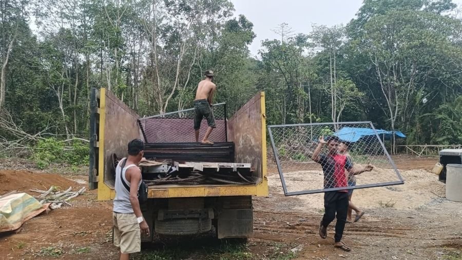 Material Pembangunan Mulai Berdatangan, Jembatan Gantung Talang Perigi Siap Masuki Tahapan Pekerjaan