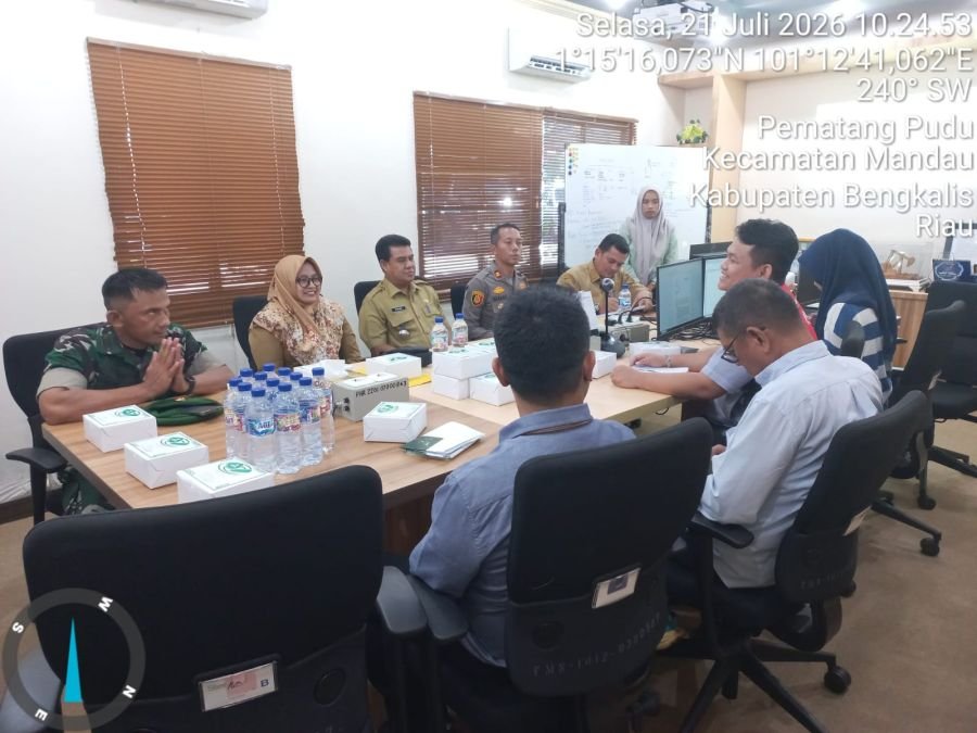 Mediasi dan kordinasi terkait pemintaan penurunan pipa di kantor Srindit