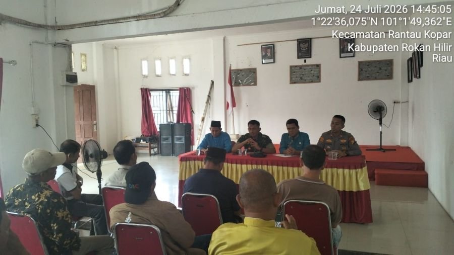 Mediasi Lahan Kas Desa Kel Sungai Rangau, kab. rohil
