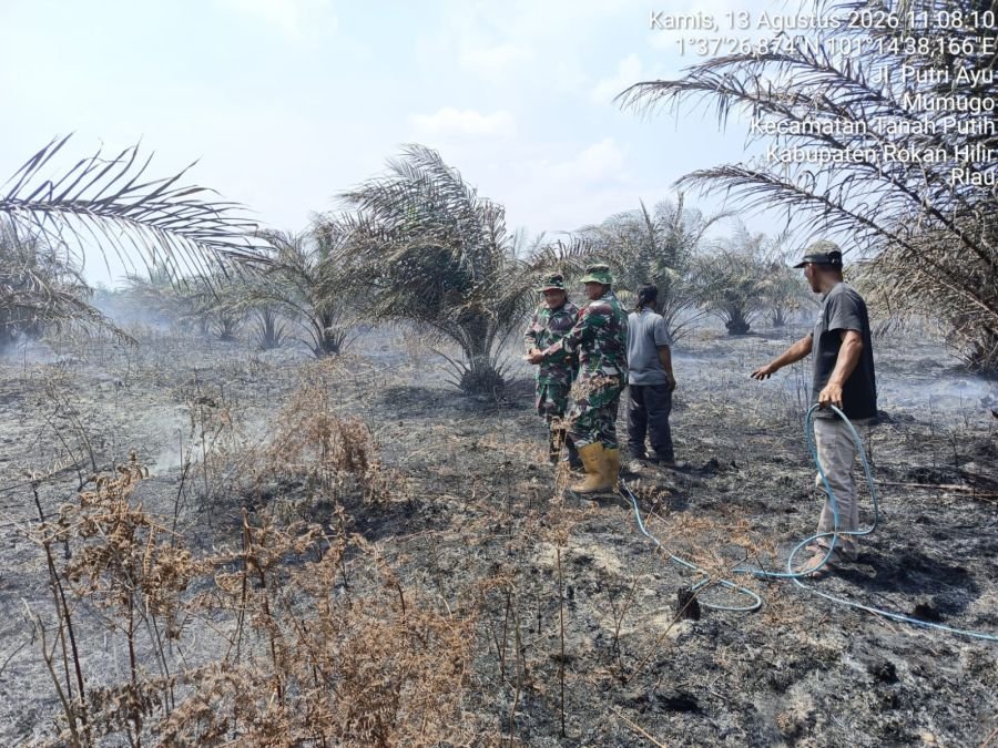 Melaksanakan Kegiatan pemadam dan Pendinginan Karhutla Hari ke 1