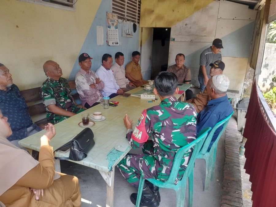 Melalui Mediasi, Danramil 08/Rumbai Barat Dorong Penyelesaian Persoalan Bangunan Secara Musyawarah
