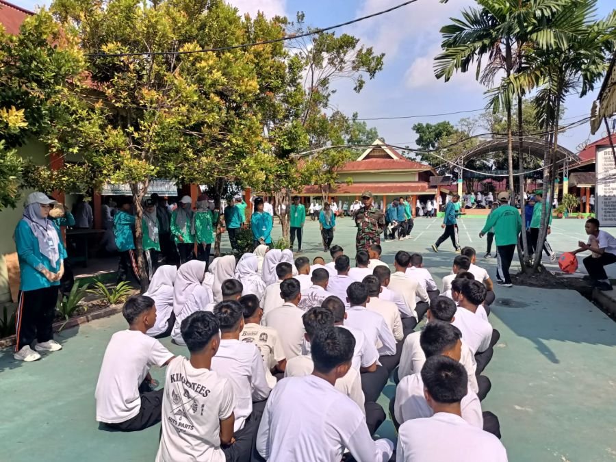 Melalui MPLS, Babinsa Koramil 06/Sukajadi Bentuk Karakter Generasi Muda Berjiwa Nasionalis