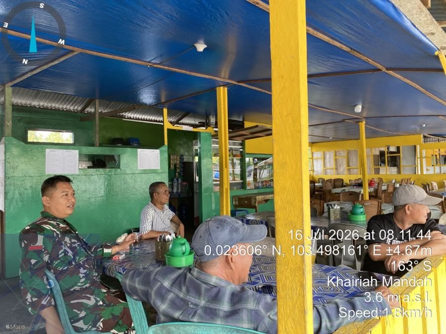 Mempererat Hubungan Antara TNI dan Masyarakat, Babinsa Koramil 08/MDH  Melaksanakan pengawasan SDM