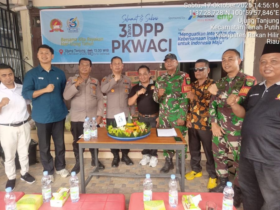 Babinsa Koramil 02/TP Hadiri HUT ke-3 PKWACI di Rokan Hilir