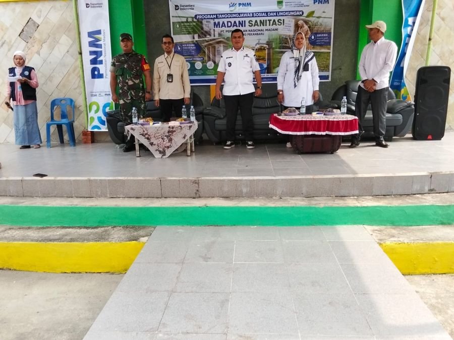 Menghadiri Kegiatan Program Madani Sanitasi Dari PNM (Permodalan Nasional Madani) Cabang Pekanbaru
