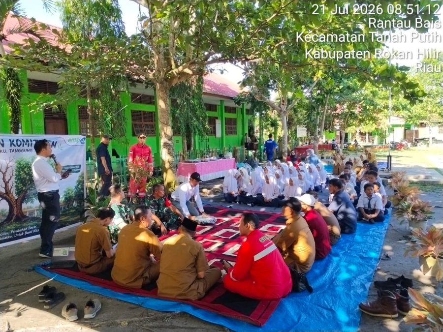 Menghadiri Undangan PT. EMP dalam rangka EMP Mengajar di SLTP N 2 Tanah Putih