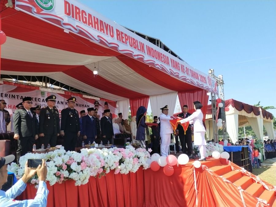 Merah Putih Berkibar, Semangat Kemerdekaan Menggema di Kepenuhan