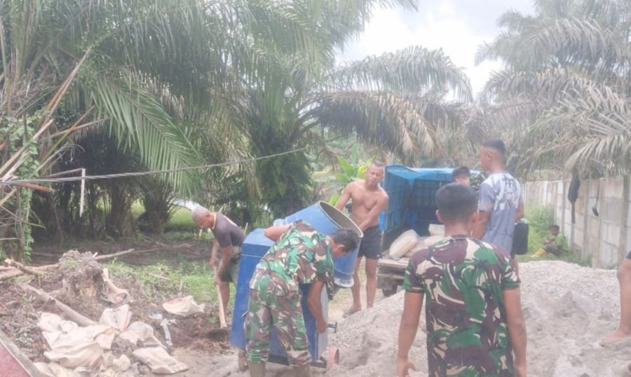 Mesin Molen Perkuat Proses Pengecoran Pondasi Jembatan Garuda Armco