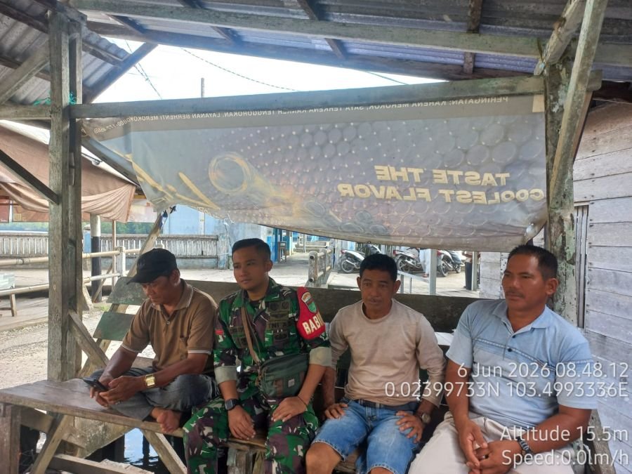 MEWUJUDKAN KEAKRABAN, BABINSA RAMIL 08/MANDAH KOMSOS DENGAN WARGA BINAAN