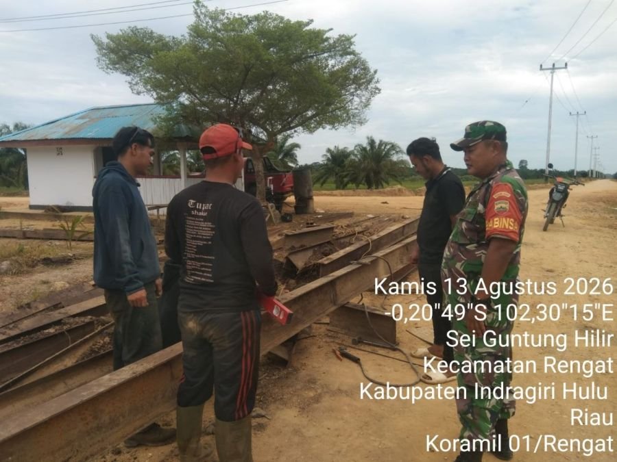Mewujudkan Keakraban,Babinsa Koramil 01/Rengat Komsos Dengan Warga Binaan