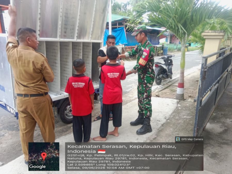 Monitoring Pelaksanaan Makan Bergizi Gratis (MBG) di Kecamatan Serasan dan Kecamatan Serasan Timur K