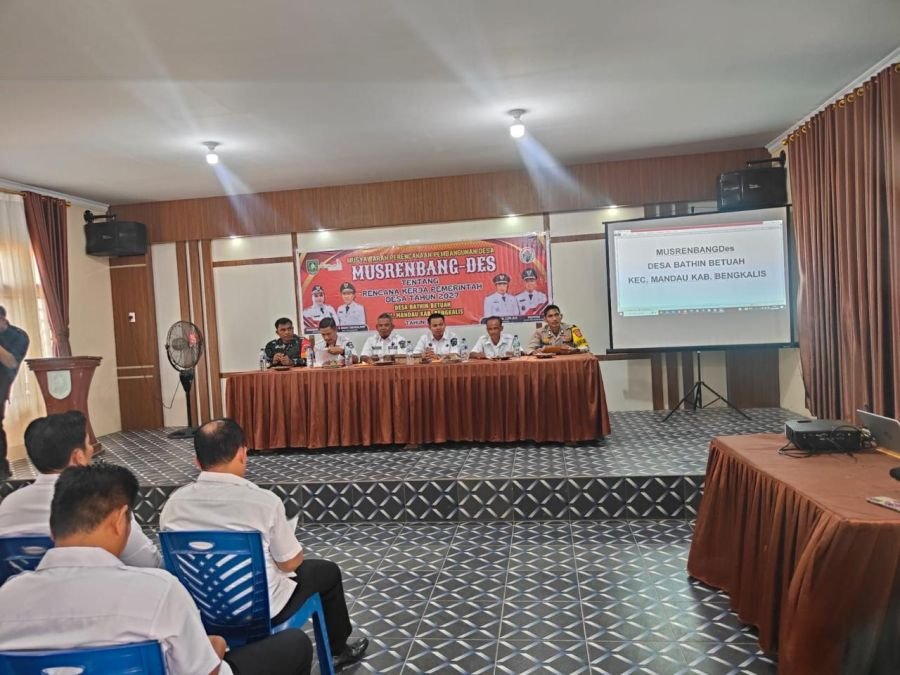 MUSRENBANG DESA BATHIN BETUAH, BABINSA KORAMIL 03/MANDAU DUKUNG PEMBANGUNAN BERBASIS KEBUTUHA