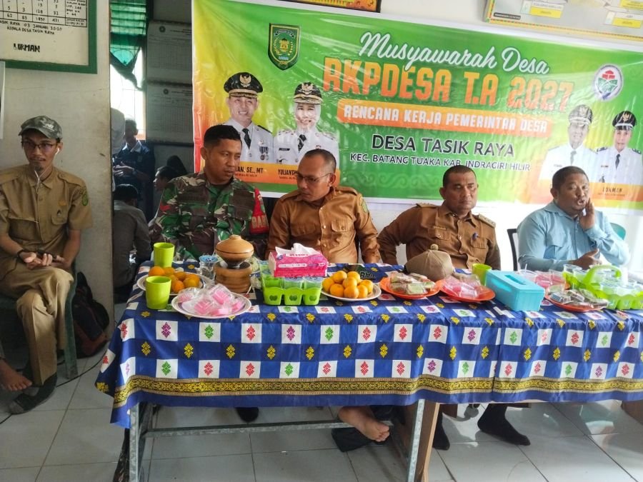 Musyawarah Desa Tasik Raya Bahas RKPDes Tahun Anggaran 2027
Musyawarah Desa Tasik Raya Bahas RKPDes