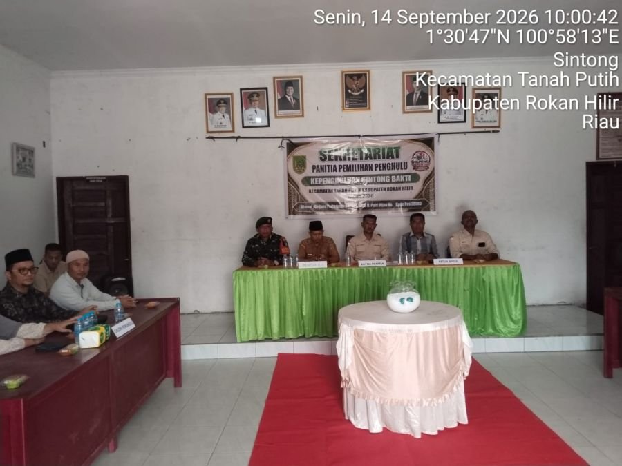 Musyawarah Panitia Pemilihan Saksi Penentuan Gambar dan Pengundian Nomor Urut Calon Penghulu