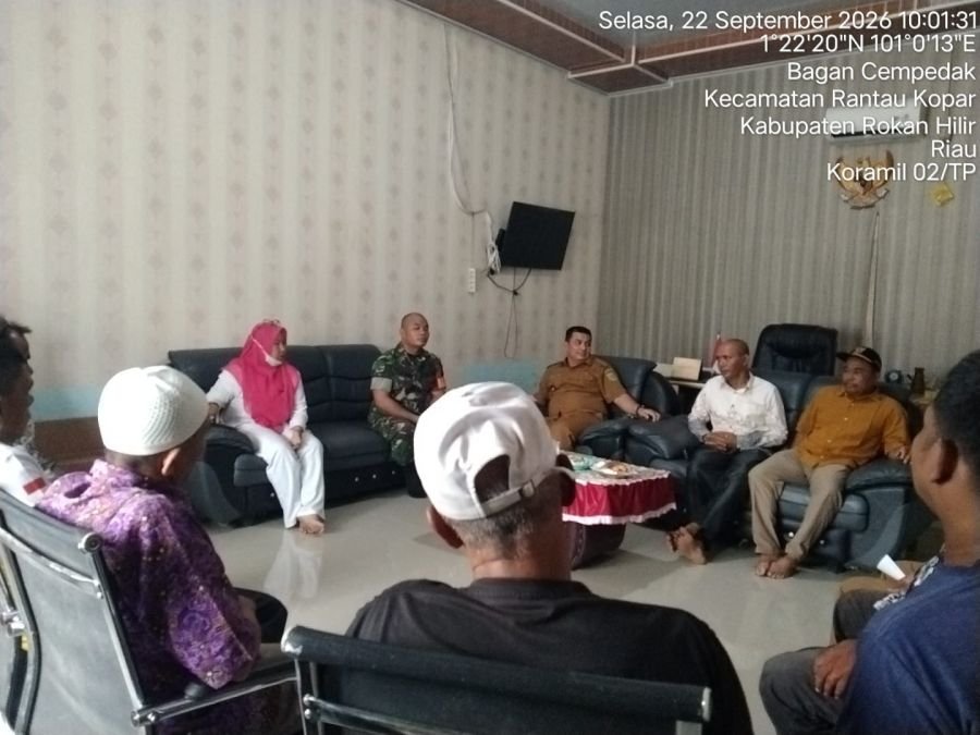 Musyawarah Penyemprotan DBD Di Kepenghuluan Bangan Cempedak