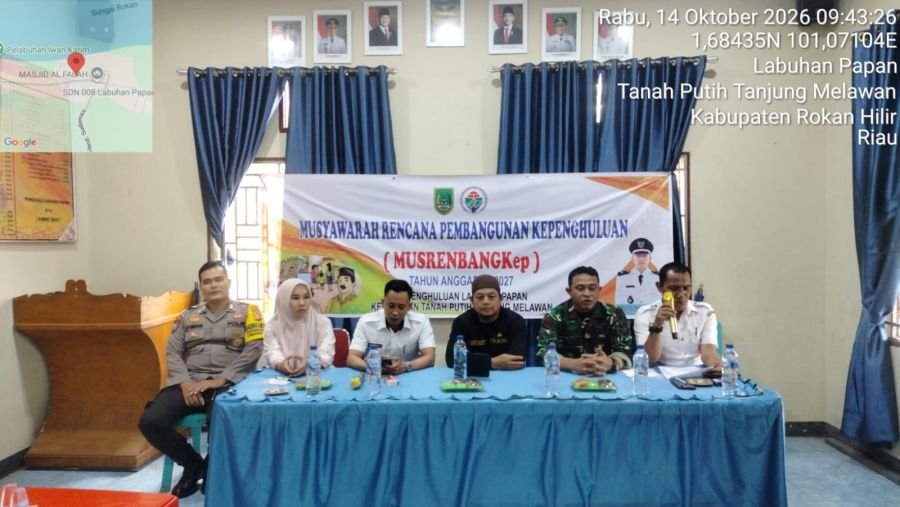 Musyawarah Perencanaan Pembangunan (MUSRENBANG) Tingkat Kecamatan di kep.Labuhan Papan