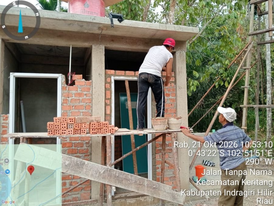 NGEBUT! 3 Pekerjaan Tuntas 100%, MCK & Sumur Bor Sasaran 9 di Kuala Lemang Hampir Jadi!
