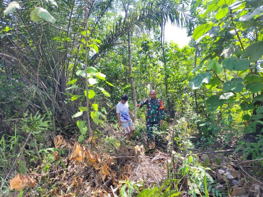 Nihil Hotspot dan Titik Api, Babinsa Koramil 04/Limapuluh Gencarkan Patroli Karhutla di Rumbai Timur