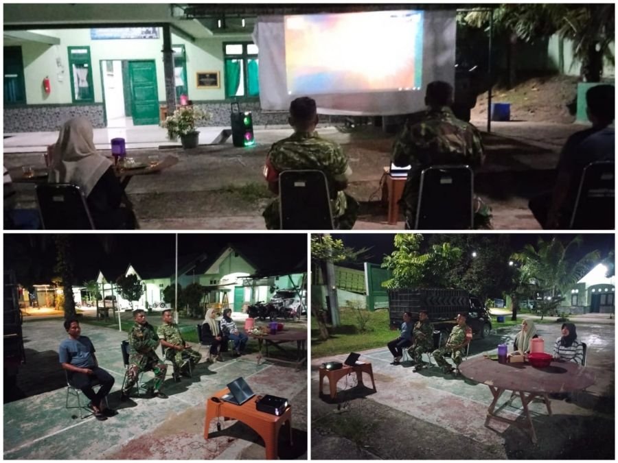 Nobar Seru di Koramil 09/Kemuning, Inggris Menang 6-4 Atas Prancis