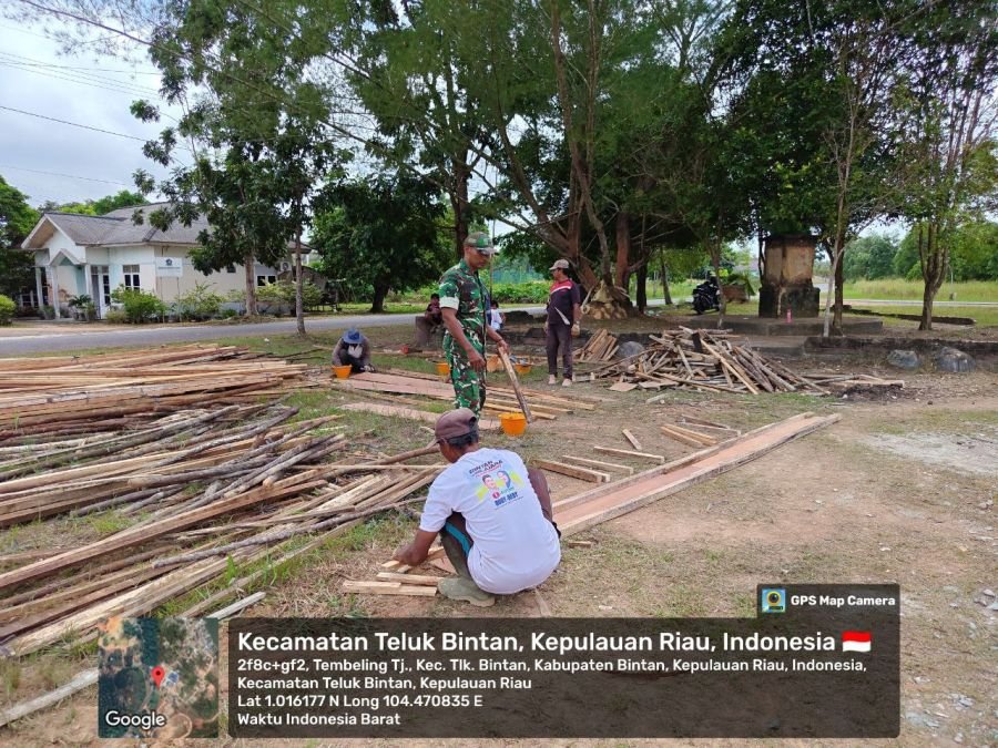Pada hari Rabu, 08 Juli 2026, Babinsa Kelurahan Tembeling Tanjung, Sertu Daswisman.